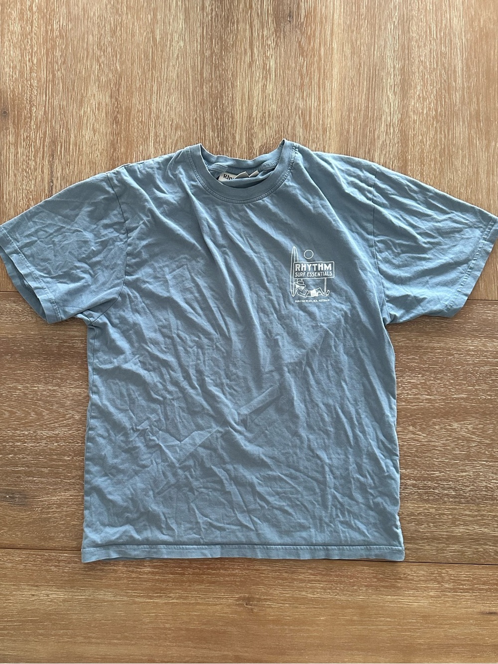 Rhythm. Surf Essentials Blue Graphic Crewneck T-Shirt